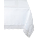 11 of 16:Nappe Treasure avec bordure en dentelle macramé 