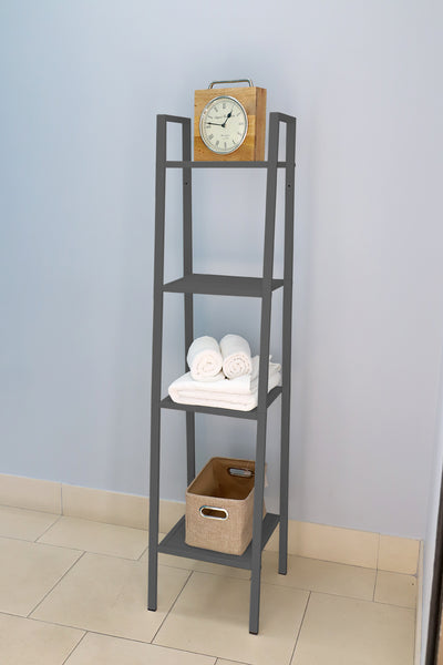 3 of 3:Home Basics Small 4 Tier Metal Rack, (14