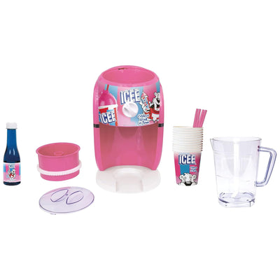 2 of 5:ICEE Home Shaved Ice Slushie Maker, Parlor Pink, with Syrup and Cups, 8 Ounces 