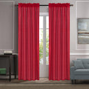 15 of 17:Melanie Faux Silk Rod Pocket Window Panel, 55x84 Inches 