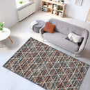 2 of 7:Capri 3 Piece Rug Set - Crosshatch Spice Grey, 2x3, 2x5, 5x7 Feet 