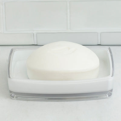 5 of 7:Porte-savon en plastique Home Basics 