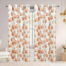 5 of 6:Krista Floral Room Darkening Grommet Window Curtain Panel, 54x84 Inches 