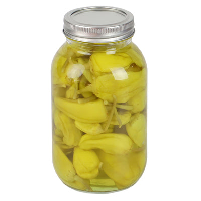 1 of 4:Home Basics 33oz. Wide Mouth Clear Mason Canning Jar 