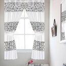 7 of 9:Sinatra Complete Bath Ensemble Decor Set, blanco, todo se vende por separado 