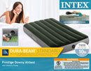 2 of 3:Intex Prestige Durabeam Downy Twin Air Bed with Battery Pump, Green 