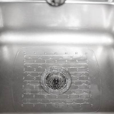 2 of 2:Home Basics Small PVC Sink Mat, Clear 