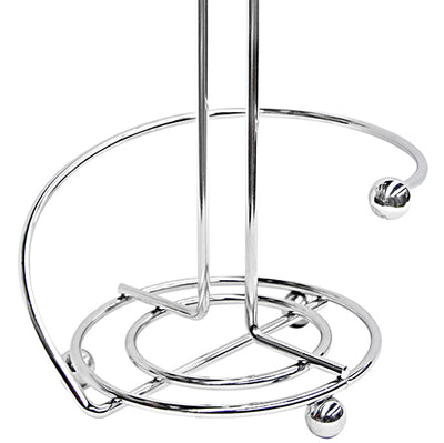 3 of 6:Porte-essuie-tout en acier chromé Home Basics Wire Collection, chrome 