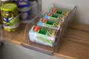 5 of 5:Distributeur de sodas et de conserves en plastique emboîtable Home Basics, transparent 