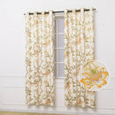3 of 8:Melania Floral Room Darkening Window Panel, 54x84 Inches 