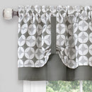 2 of 4:Cenefa de recogida de doble capa Callie - 58x14 - Gris 