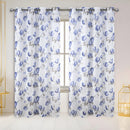 1 of 5:Ashlei Sheer Tulip Printed Grommet Window Panel Curtain, 54x84 Inches 