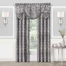 2 of 6:Panel de cortina para ventana con bolsillo para barra Charlotte - 52x63 - Gris 