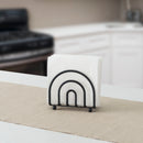 2 of 3:Home Basics Wire Collection - Servilletero, color negro 
