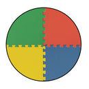 5 of 39:Interlocking Foam 24x24 Anti Fatigue Floor Tiles, 4 Tiles Per Pack, 16 Sq. Ft. 