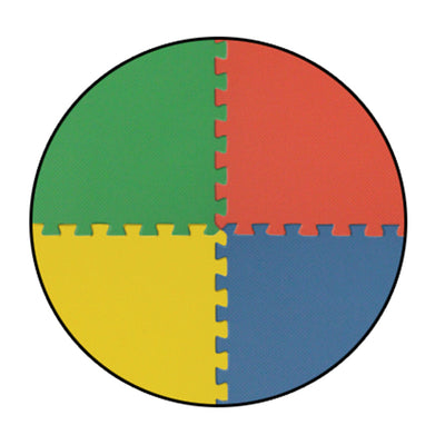 5 of 39:Interlocking Foam 24x24 Anti Fatigue Floor Tiles, 4 Tiles Per Pack, 16 Sq. Ft. 