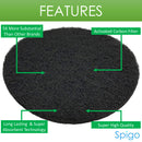 4 of 7:Spigo Round Replacement Compost Bin Carbon Filter Set, 4 Count, 5.25 Inches 