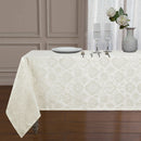 3 of 7:Astoria Jacquard Design Tablecloth 