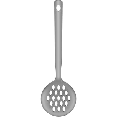 1 of 1:Home Basics Skimmer ranurado de acero inoxidable, Aster, plateado 