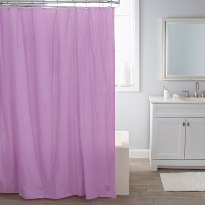 2 of 4:Revestimiento de ducha con ojales pesados ​​Bath Bliss en color lila 