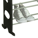 3 of 4:Home Basics Zapatero apilable de metal y plástico, 30 pares, color negro 