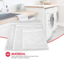 6 of 8:Home Basics 3 Piece Micro Mesh Delicate Intimate  Laundry Wash Bag, White 