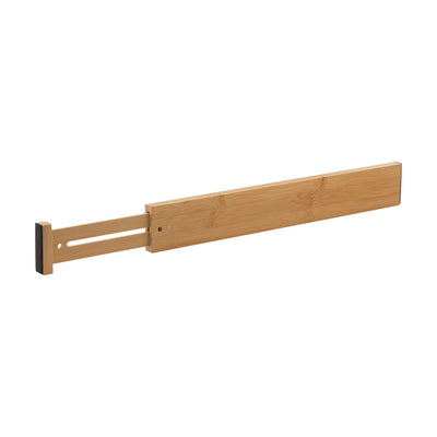 1 of 4:Simplify 2 Pack Large Adjustable Drawer Dividers in Bamboo 