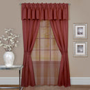 1 of 1:Ensemble de 6 rideaux Claire, 140 x 160 cm, Marsala 