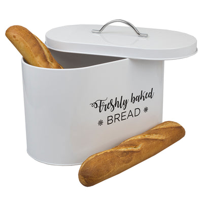 4 of 7:Boîte à pain en fer blanc Home Basics Cuisine Collection 