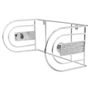 2 of 4:Home Basics Pave Wall Mounted Steel Paper Towel Holder, Chrome 
