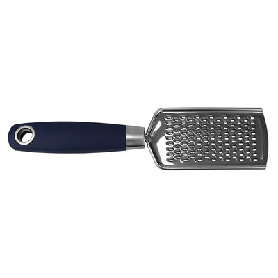 3 of 4:Home Basics Meridian Stainless Steel Mini  Handheld Cheese Grater, Indigo 