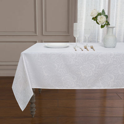 7 of 8:Nappe jacquard florale oblongue Laura 