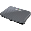 1 of 12:George Foreman 9-Serving Classic Plate Electric Indoor Grill and Panini Press, Gray 