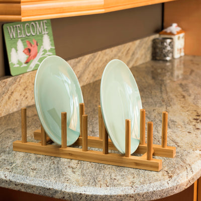 6 of 7:Égouttoir à vaisselle en bambou Home Basics 