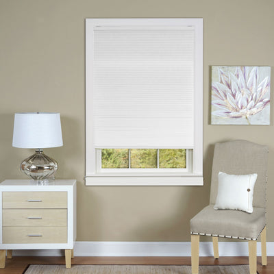 2 of 2:Cordless Honeycomb Cellular Pleated Shade 35x64 - White 