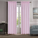 8 of 17:Melanie Faux Silk Rod Pocket Window Panel, 55x84 Inches 