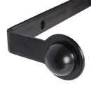 3 of 4:Home Basics Wall Mounted Plastic Paper Towel Holder, Black 