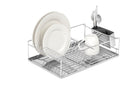 2 of 2:Detalles de la cocina Estante para platos de 3 piezas de cromo trenzado 