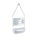 1 of 4:Bath Bliss Deluxe Flex Adjustable Shower Caddy in White 