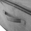 4 of 4:Lot de 2 sacs de rangement pour couvertures Simplify, gris chiné 