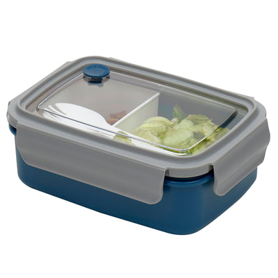 2 of 4:Home Basics Airtight  Rectangle Lunch Box, (30 oz) 
