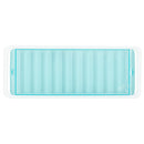 2 of 5:Home Basics 11 Compartment Slim Plastic Stackable Ice Cube Tray with Snap-on Cover, Blue 