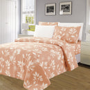 2 of 4:Essentials Bright 4 & 6 Piece Printed Wrinkle-Free Sheet Set, Peach Drift 