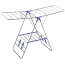 2 of 5:Sunbeam  Folding and Collapsible Indoor and Outdoors  Clothes Drying Rack, Silver 