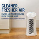 2 of 10:Febreze HEPA-Type, Small Room Mini Tower Air Purifier, White 