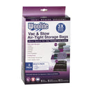 4 of 9:Paquete múltiple de bolsas de almacenamiento al vacío herméticas de 3 piezas Woolite 