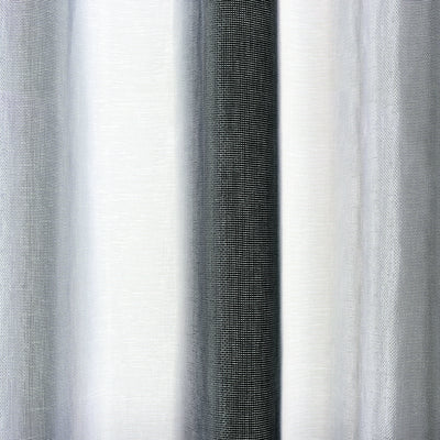 4 of 4:Rideau à passe-tringle Spectrum - 50 x 63 - Noir/Argent 