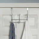 3 of 4:Patère de porte à 3 crochets en acier chromé Home Basics, cristaux 