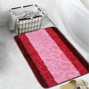 15 of 21:Vienna Scroll Two-Tone Non-Slip Soft Bath Rug, 18x30 Inches 