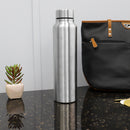 4 of 4:Home Basics Altai 30 oz. Stainless Steel Travel Bottle, Silver 